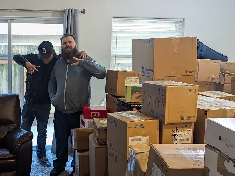 Photo from a Puget Sound Moving customer’s move