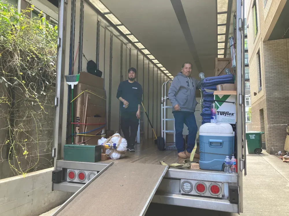 Photo from a Puget Sound Moving customer’s move